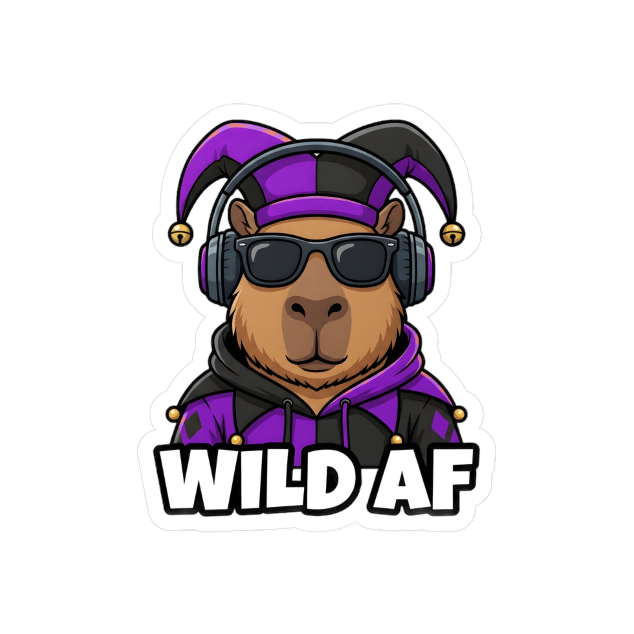 Shyftee "Wild AF" Sticker (Purple)