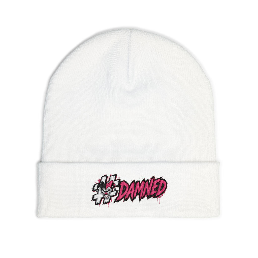 Shyftee "#Damned" Knit Beanie (Pink)