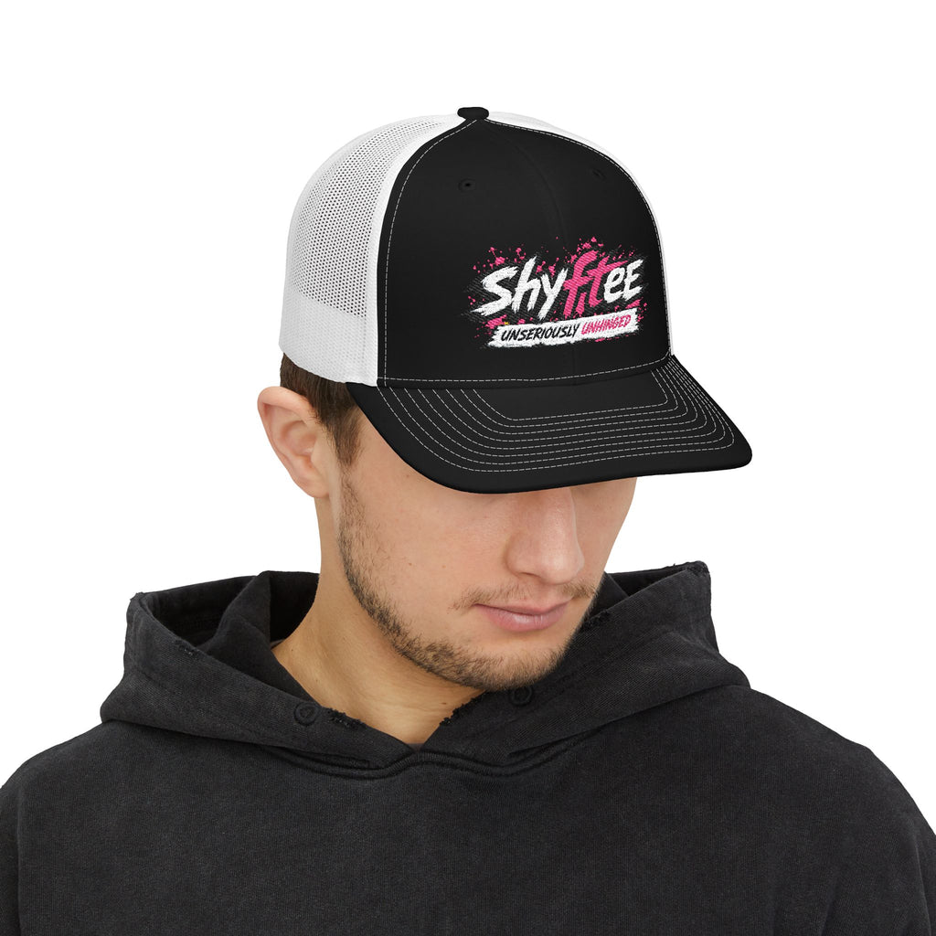 Shyftee "Unseriously Unhinged" Trucker Hat (Pink)