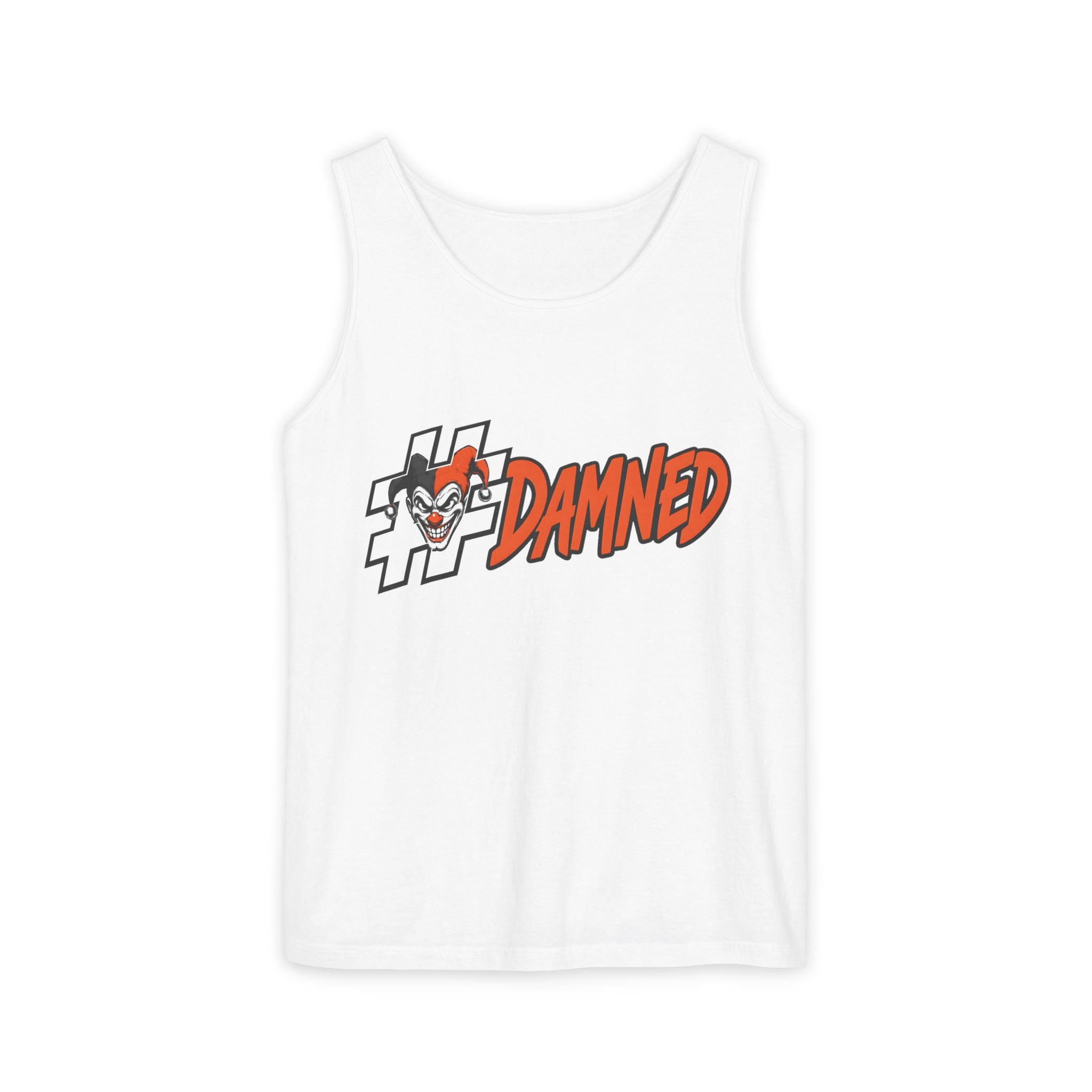 Shyftee "#Damned" Tank Top (Orange)