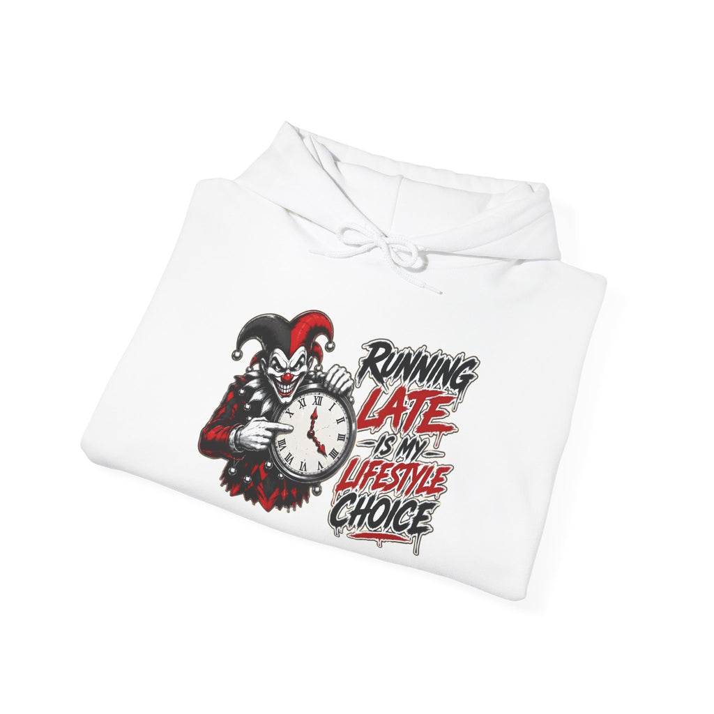 Shyftee "Late is my Lifestyle" Hoodie (Red)
