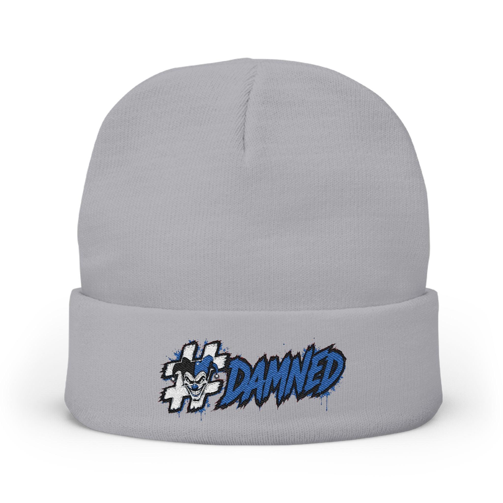 Shyftee "#Damned" Knit Beanie (Blue)