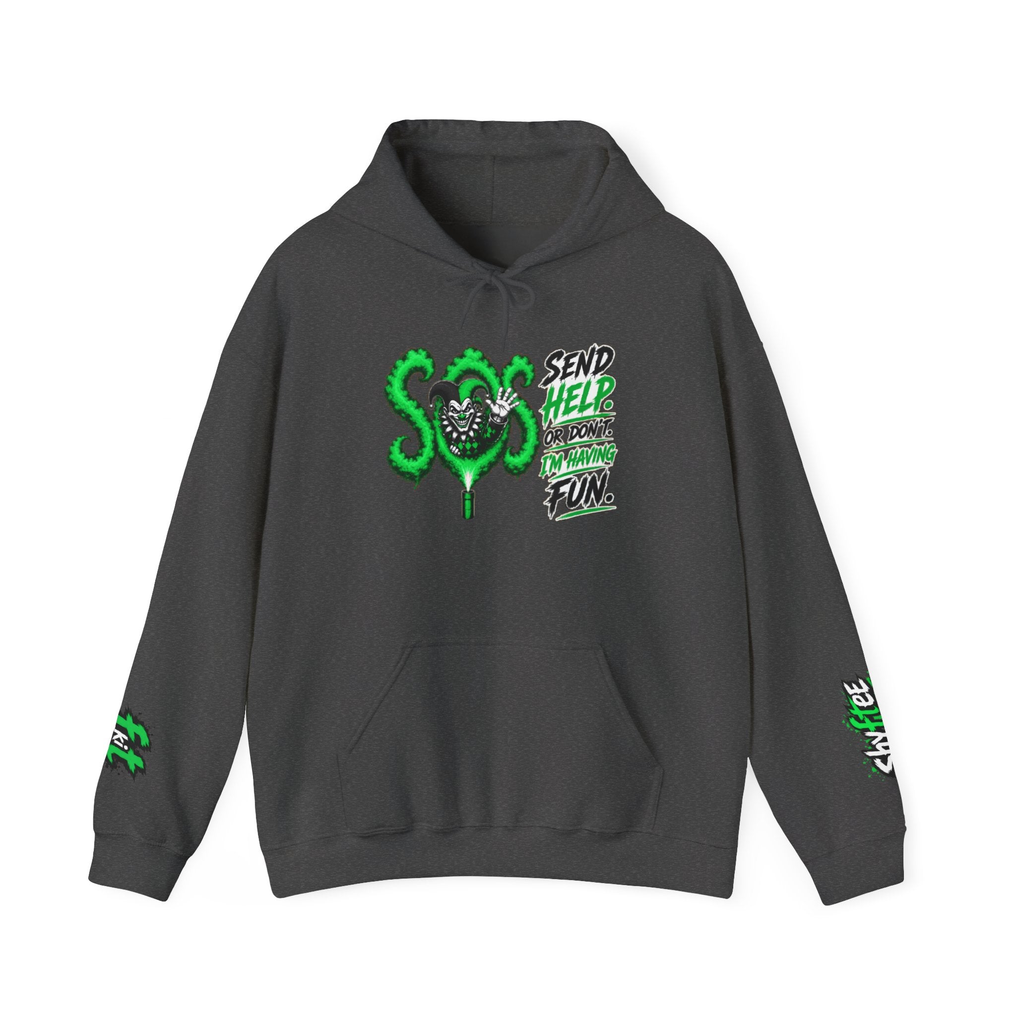 Shyftee "Send Help" Hoodie (Green)