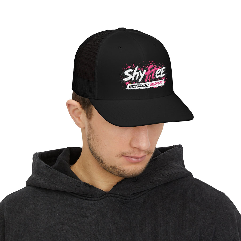 Shyftee "Unseriously Unhinged" Trucker Hat (Pink)
