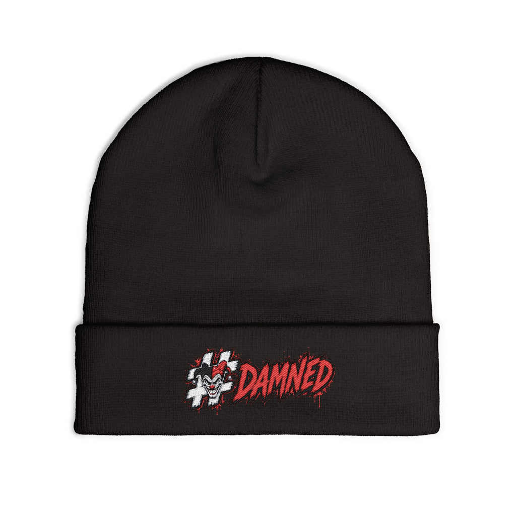 Shyftee "#Damned" Knit Beanie (Red)