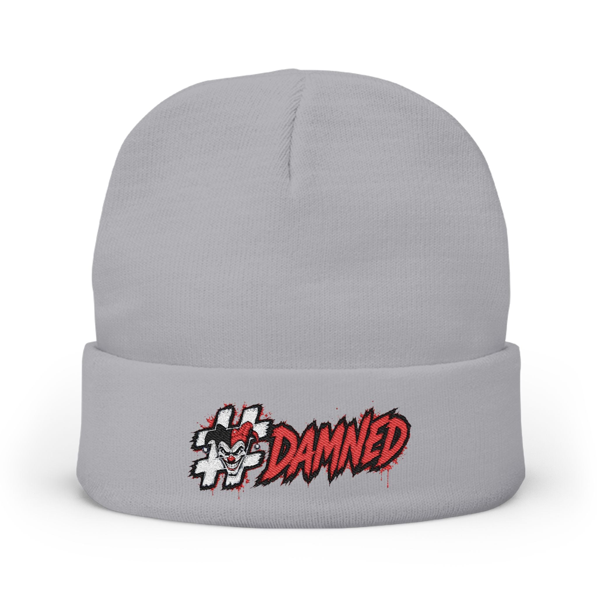 Shyftee "#Damned" Knit Beanie (Red)