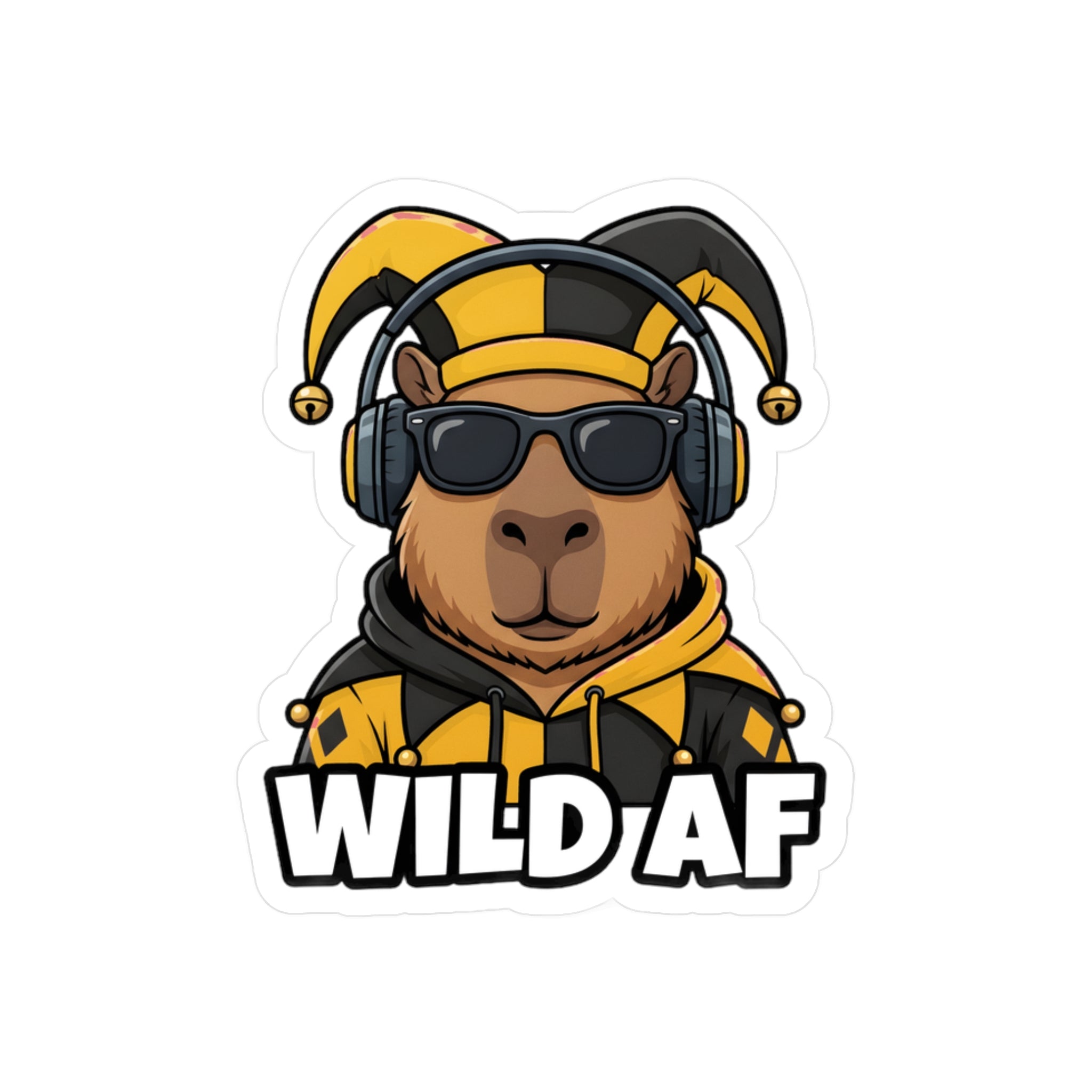 Shyftee "Wild AF" Sticker (Yellow)