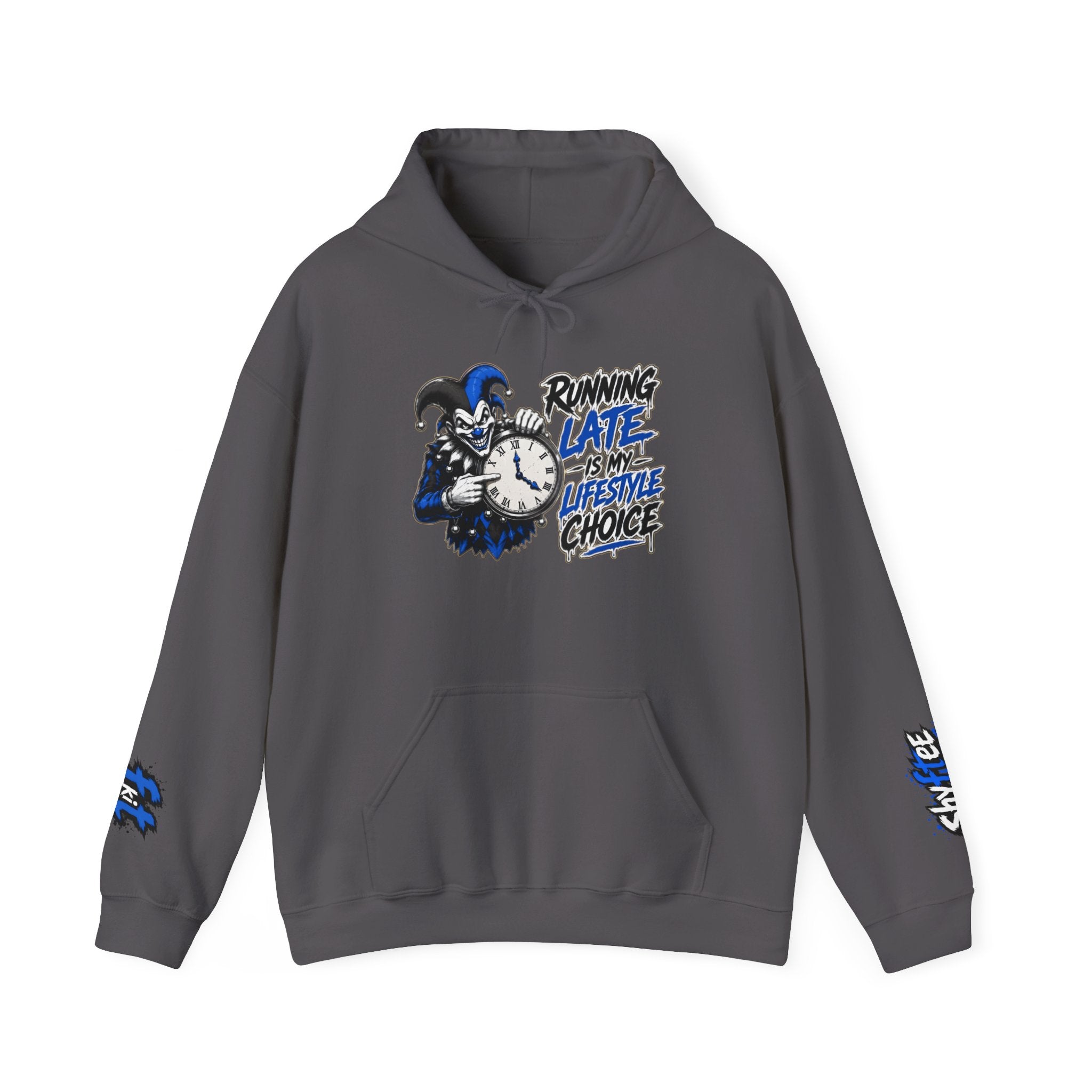 Shyftee "Late is my Lifestyle" Hoodie (Blue)