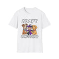 Shyftee "Adopt Don't Shop" Tee (Purple)