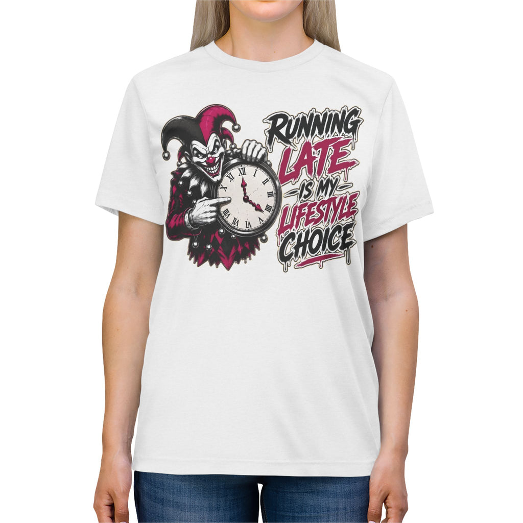 Shyftee "Late is my Lifestyle" Tee (Pink)