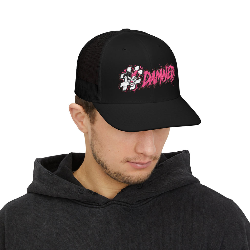 Shyftee "#Damned" Trucker Hat (Pink)