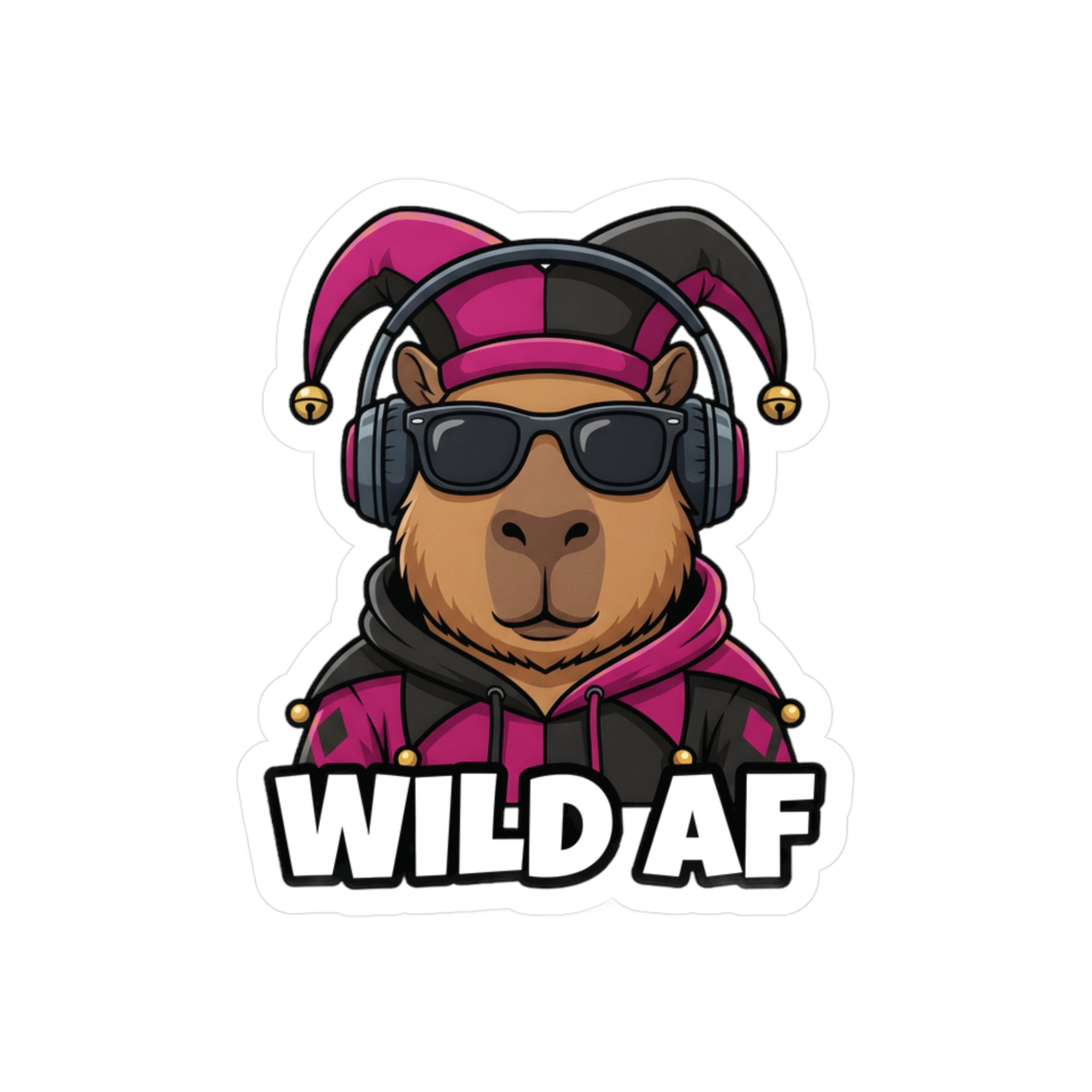 Shyftee "Wild AF" Sticker (Pink)