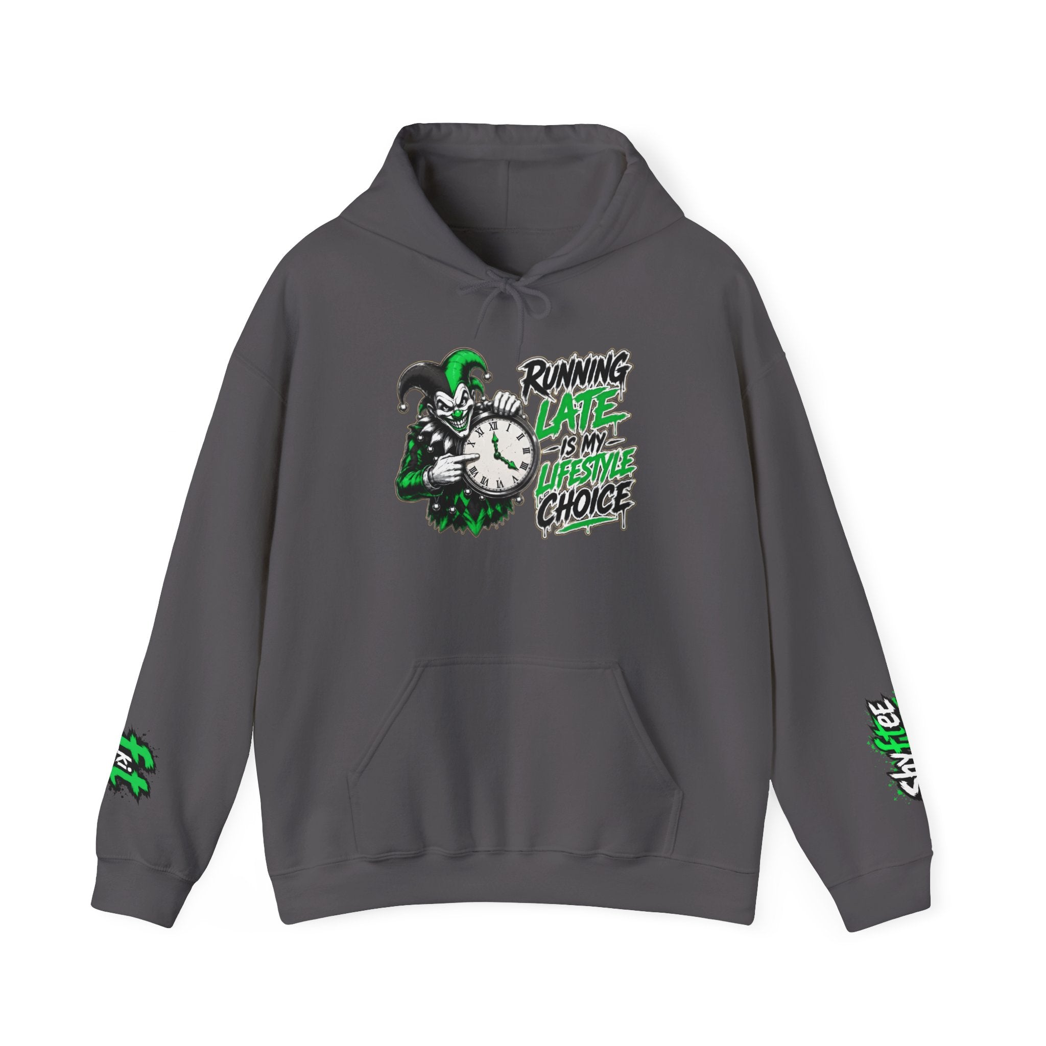 Shyftee "Late is my Lifestyle" Hoodie (Green)