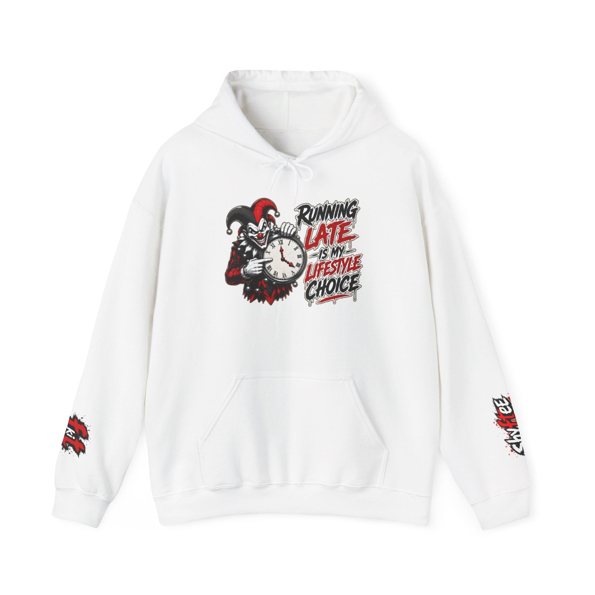 Shyftee "Late is my Lifestyle" Hoodie (Red)