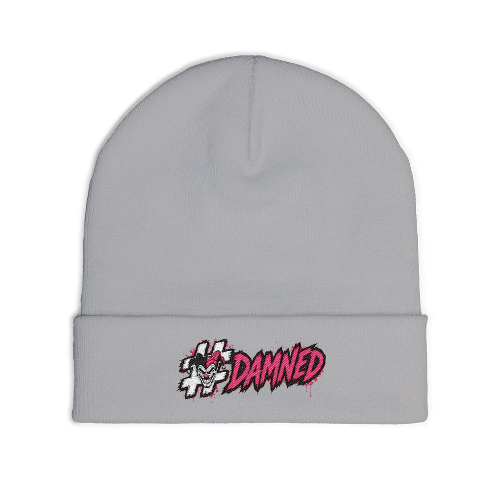 Shyftee "#Damned" Knit Beanie (Pink)