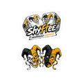 Shyftee Dice Logo + Comedy and Tragedy Stickers (Yellow)