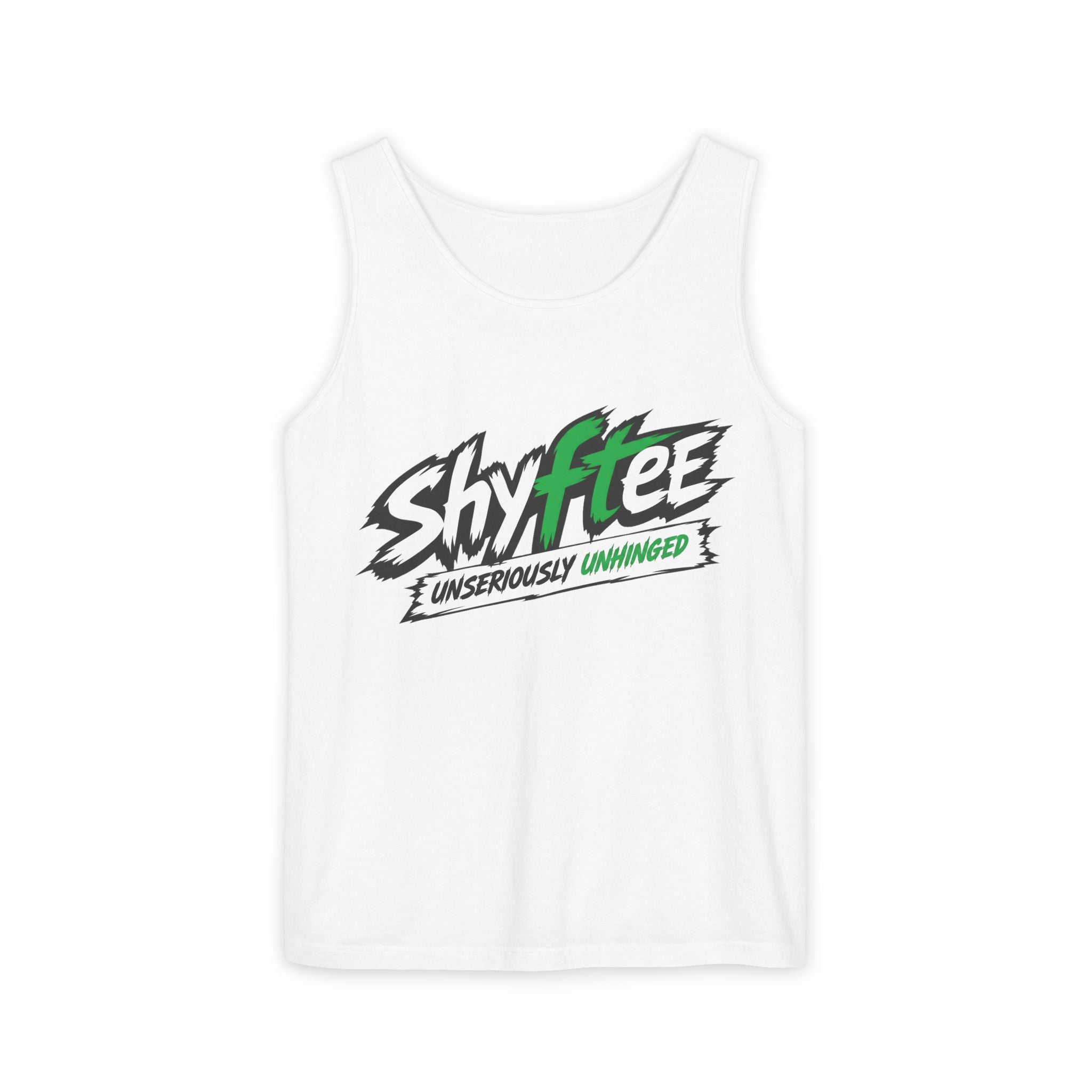 Shyftee "Unseriously Unhinged" Tank Top (Green)