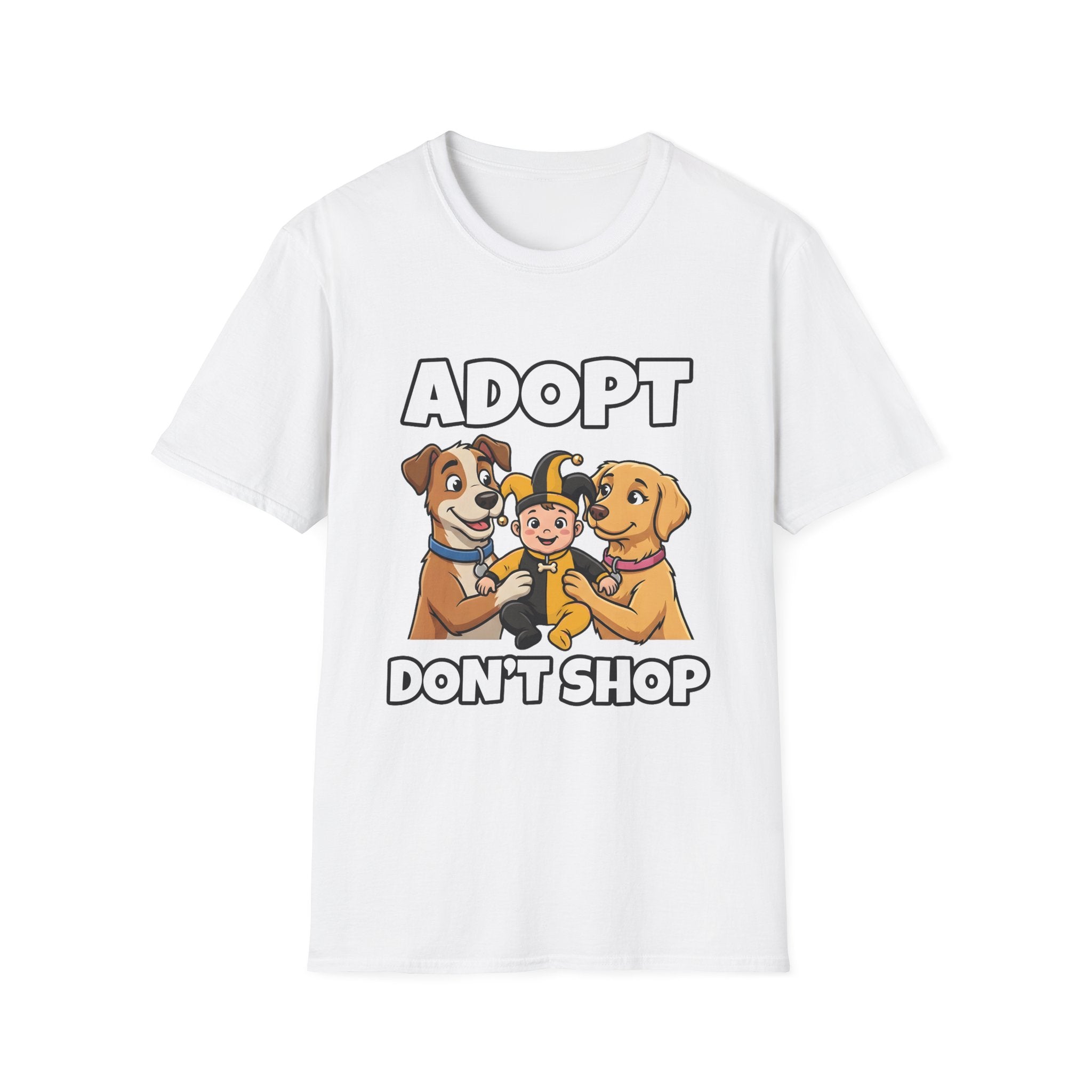 Shyftee "Adopt Don't Shop" Tee (Yellow)