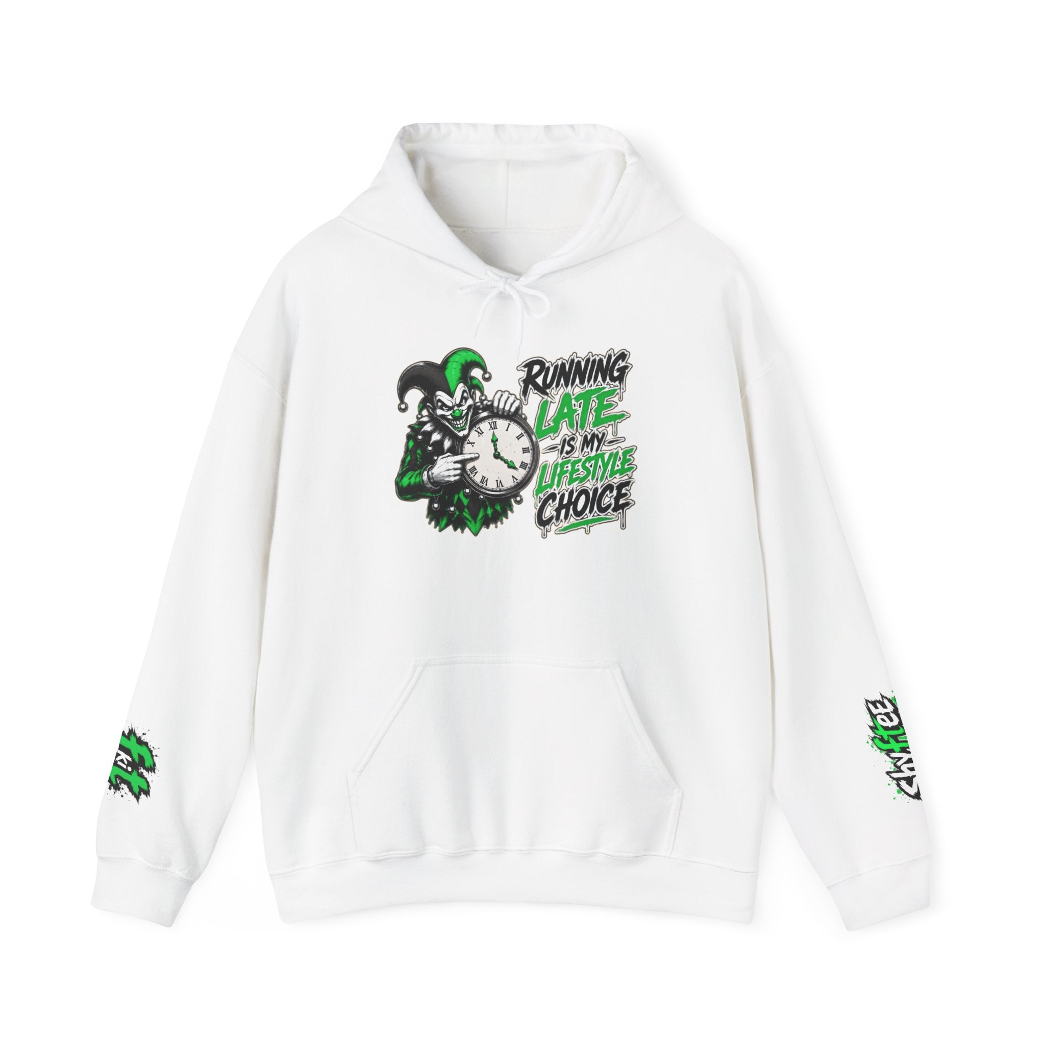 Shyftee "Late is my Lifestyle" Hoodie (Green)
