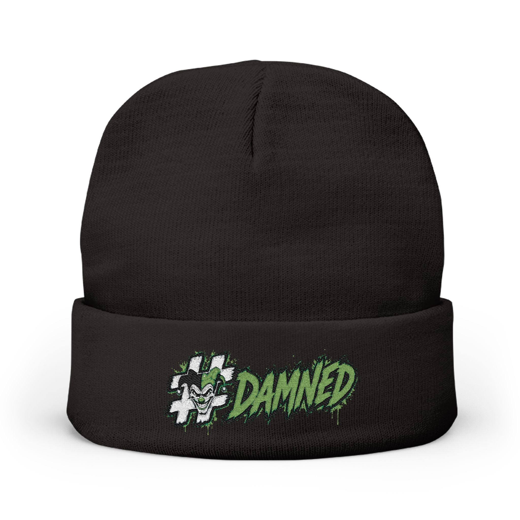 Shyftee "#Damned" Knit Beanie (Green)
