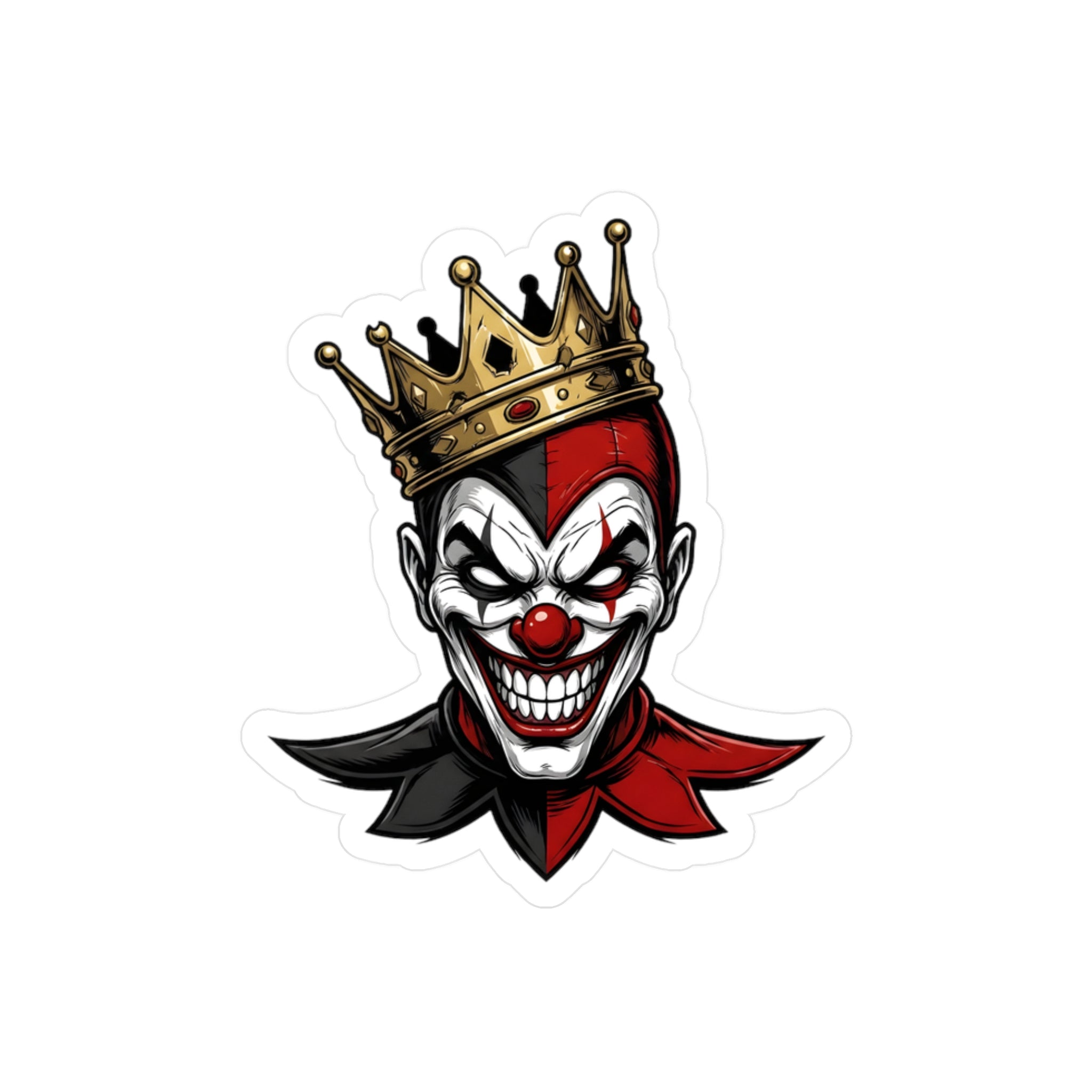 Shyftee "Crowned Jester" Sticker (Red)