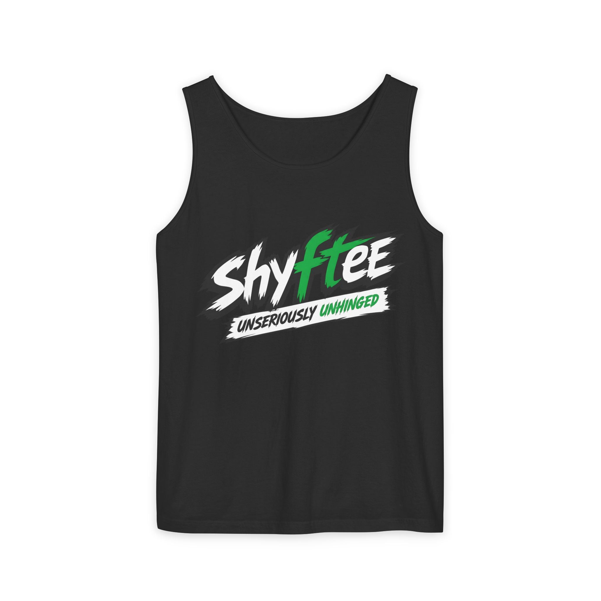 Shyftee "Unseriously Unhinged" Tank Top (Green)