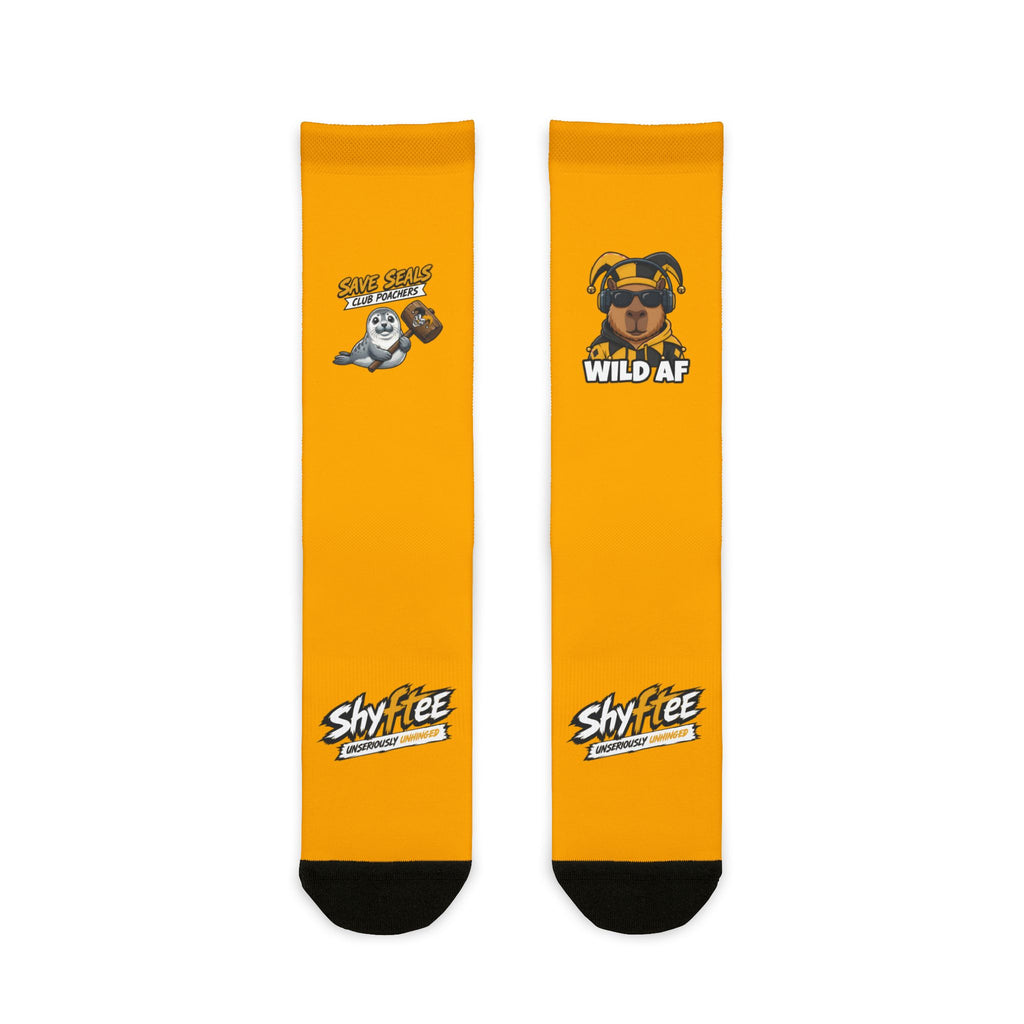 Shyftee "Sidekick" Crew Socks (Yellow)