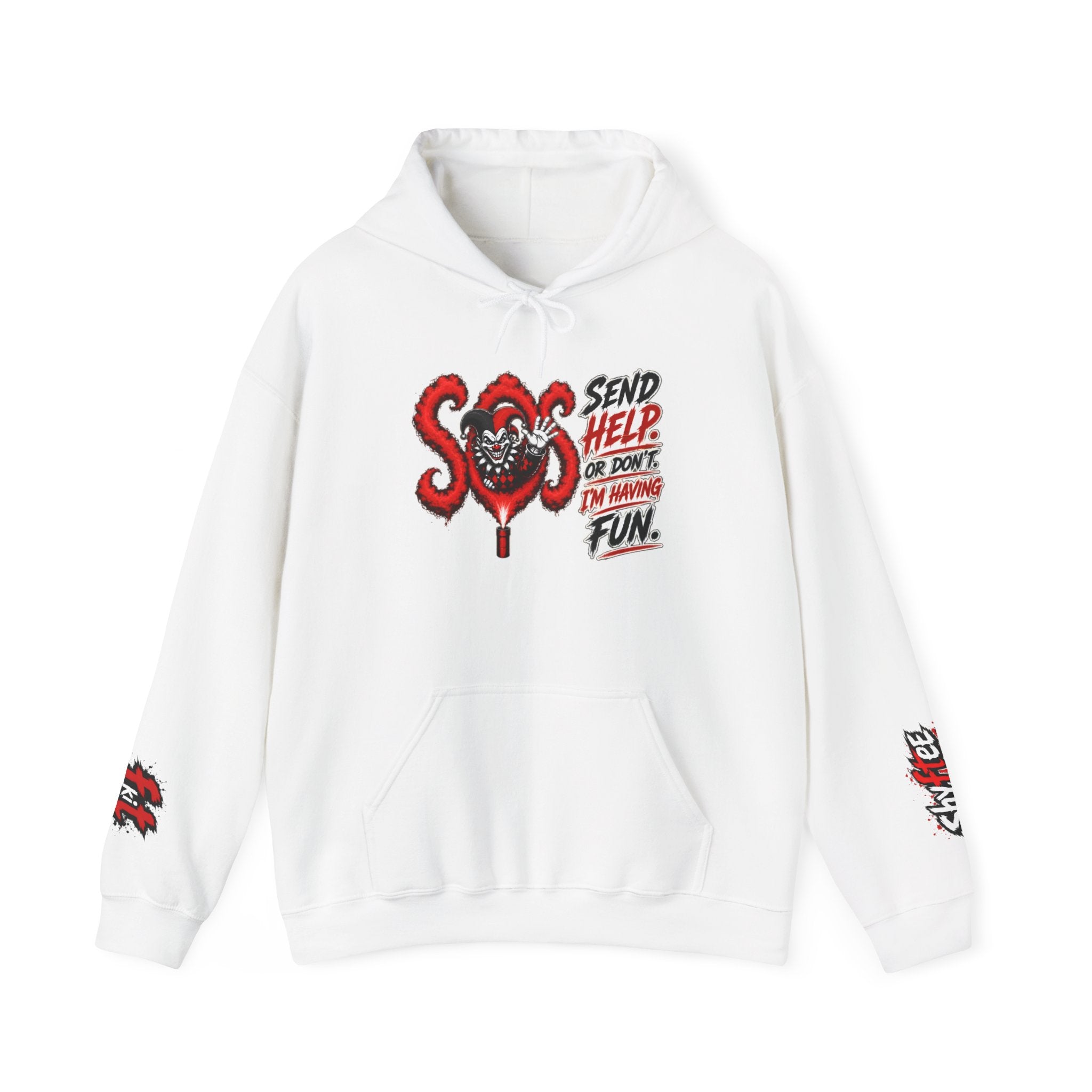 Shyftee "Send Help" Hoodie (Red)