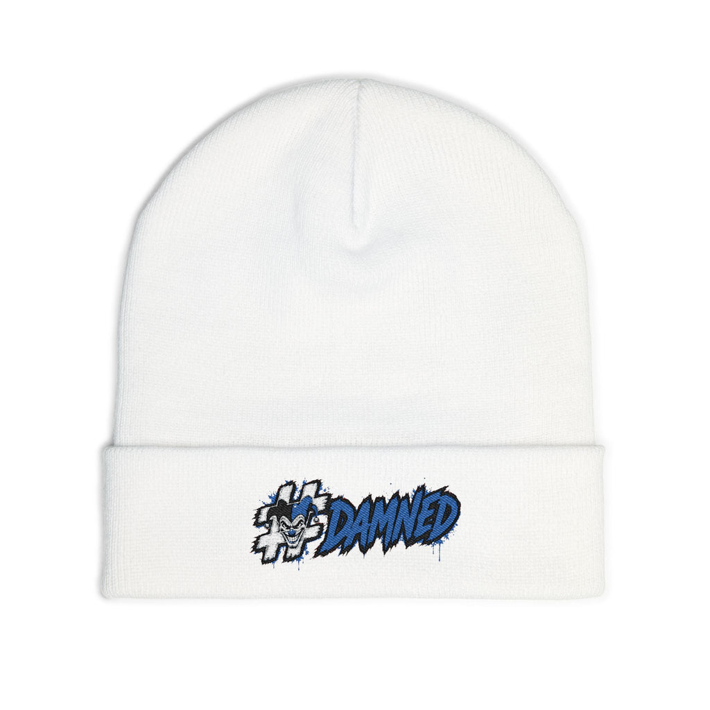 Shyftee "#Damned" Knit Beanie (Blue)