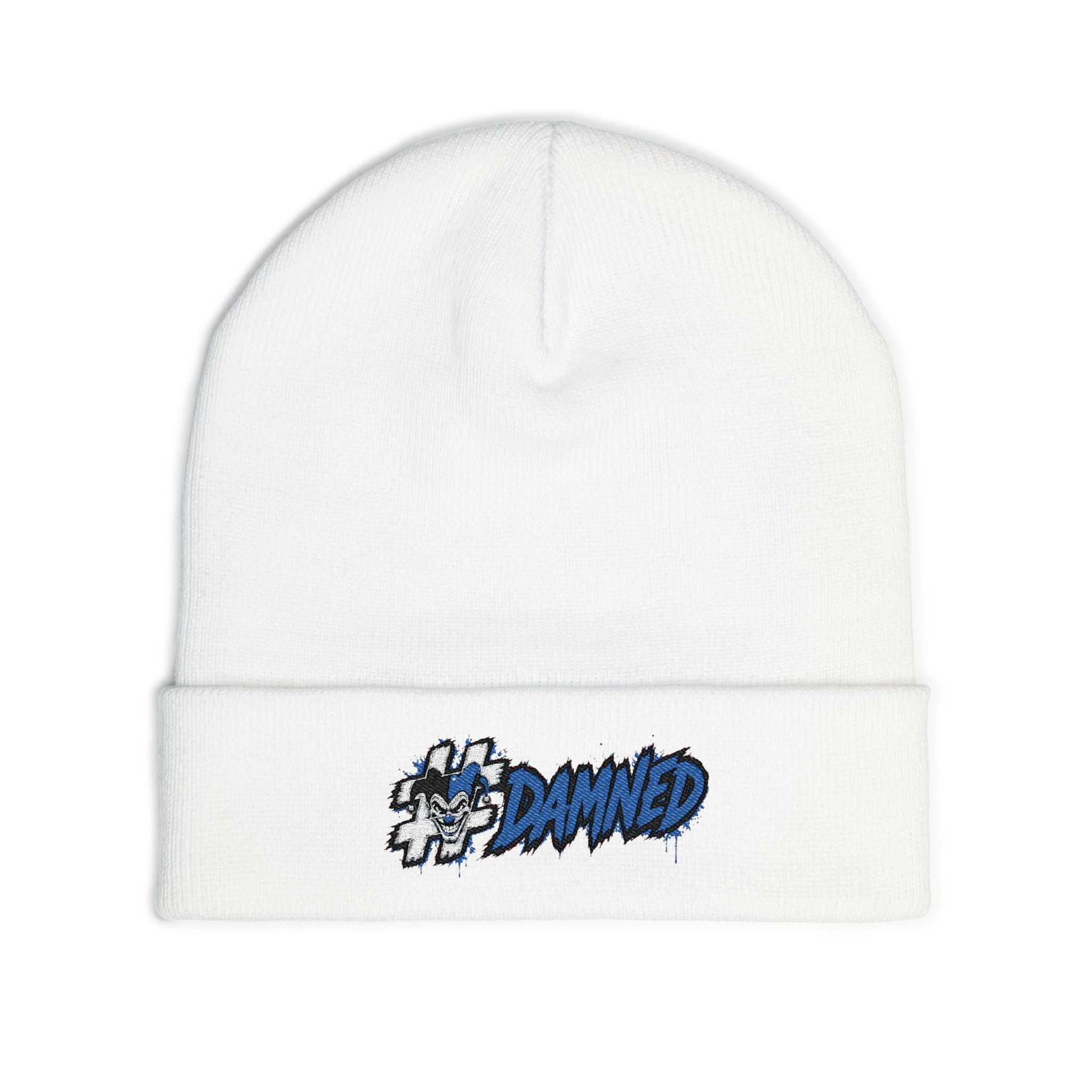Shyftee "#Damned" Knit Beanie (Blue)