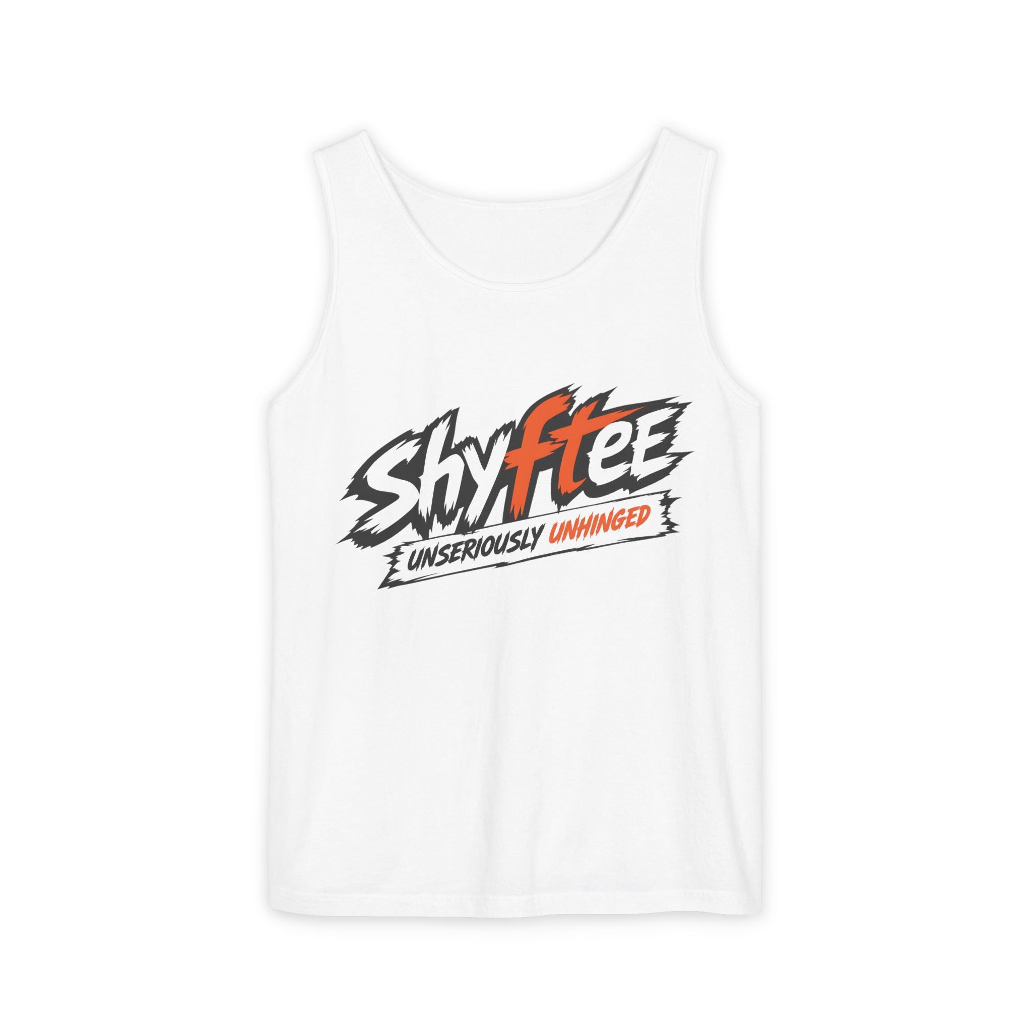 Shyftee "Unseriously Unhinged" Tank Top (Orange)