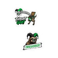 Shyftee "Throat Goat + Triggered" Stickers (Green)