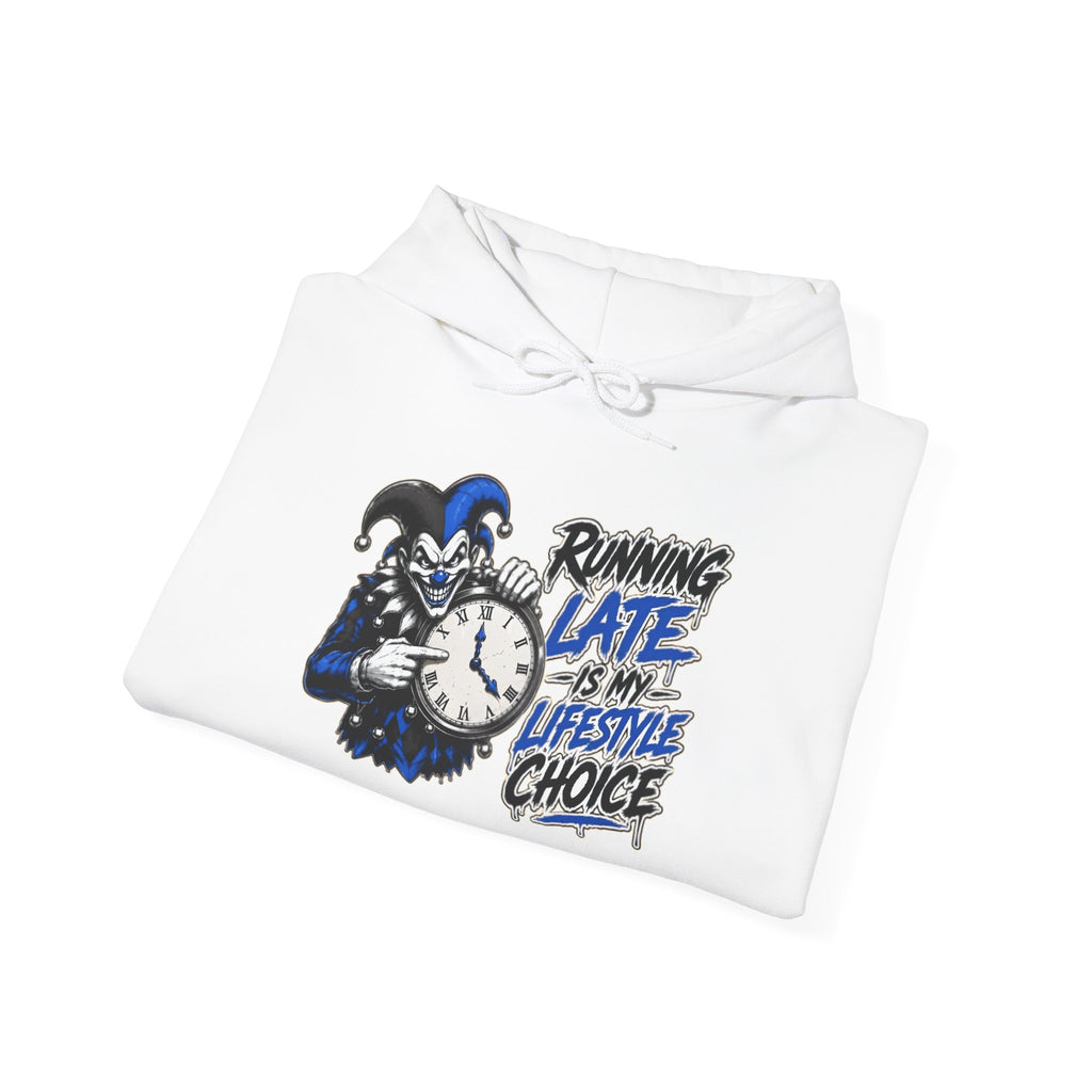 Shyftee "Late is my Lifestyle" Hoodie (Blue)