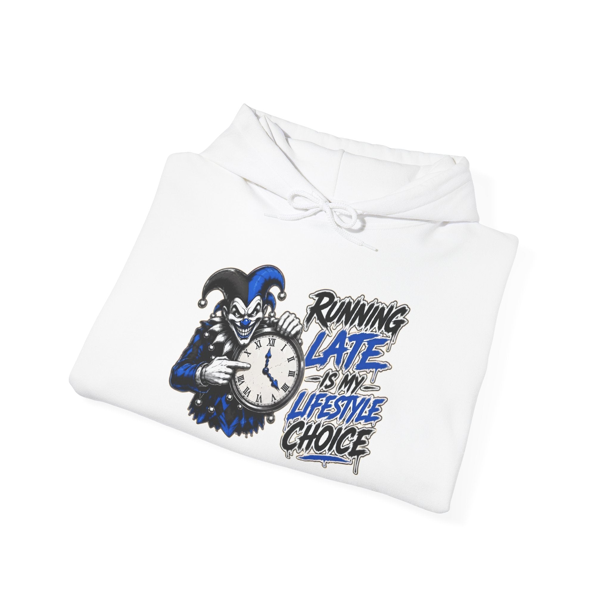 Shyftee "Late is my Lifestyle" Hoodie (Blue)